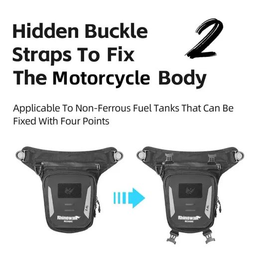 RHINOWALK - TANK BAG/BRAŠNA NA NOHU 2.4 L