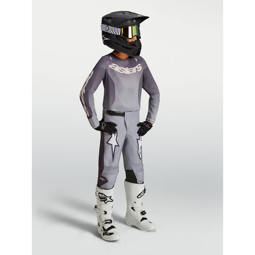 DRES RACER AMBER YOUTH, ALPINESTARS, DĚTSKÉ (TMAVĚ ŠEDÁ/SVĚTLE ŠEDÁ) 2027