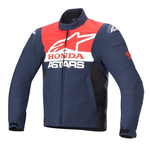 BUNDA SMX WATERPROOF HONDA KOLEKCE, ALPINESTARS (MODRÁ/ČERNÁ/ČERVENÁ/BÍLÁ) 2024
