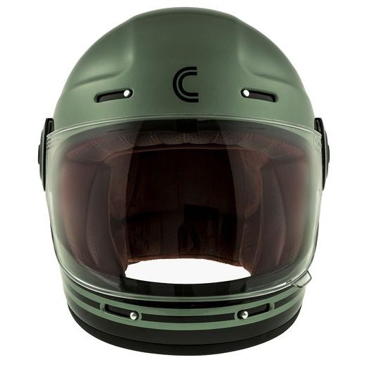 CASSIDA INTEGRÁLNÍ MOTO PŘILBA FIBRE SUPER HOOLIGAN ČERNÁ METALICKÁ ZELENÁ ŠEDÁ