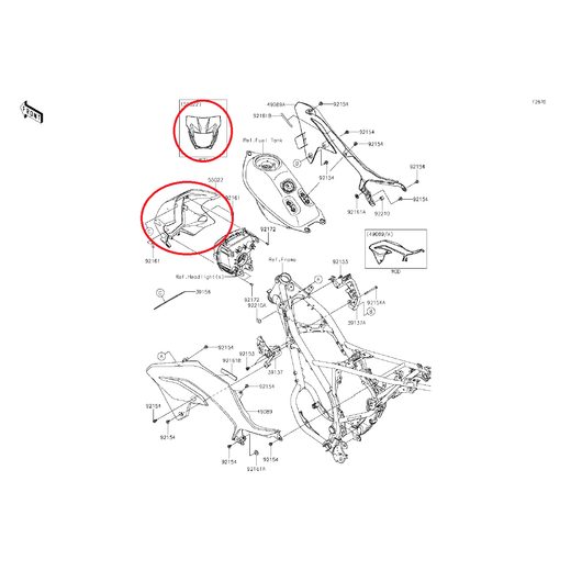 MASKA NA KAWASAKI KLX230R