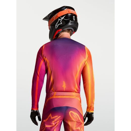 DRES FLUID KEPLER, ALPINESTARS (TMAVĚ FIALOVÁ/ORANŽOVÁ) 2027