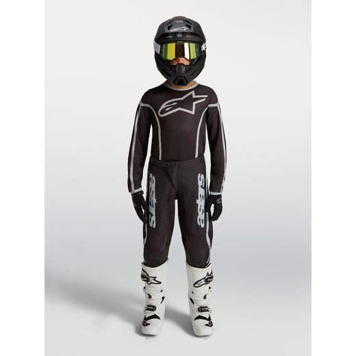 DRES FLUID APEX V2 YOUTH, ALPINESTARS, DĚTSKÉ (ČERNÁ/STŘÍBRNÁ) 2027