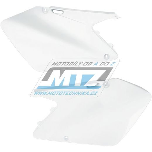 BOČNICE SUZUKI RM125+RM250/ 03-05 - (BARVA BÍLÁ)