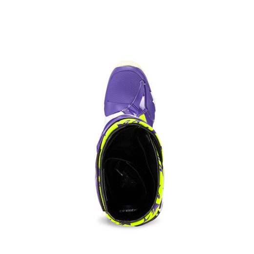BOTY TECH 10 LIMITOVANÁ EDICE DIRT STUDIOS, ALPINESTARS (BÍLÁ/FIALOVÁ/ŽLUTÁ FLUO) 2025
