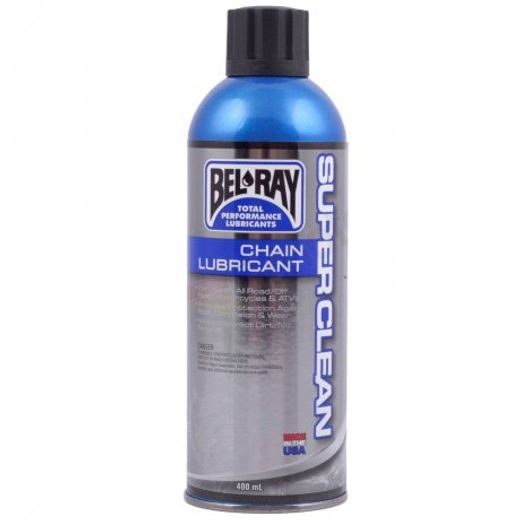 BEL-RAY MAZÁNÍ ŘETĚZU BELRAY SUPER CLEAN CHAIN LUBE SPREJ 400ML