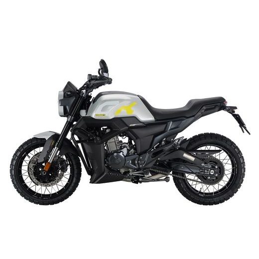 ZONTES 125 GK SCRAMBLER STŘÍBRNÁ DRÁTĚNÁ KOLA EURO5