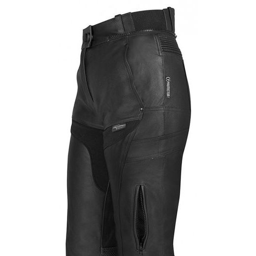 MBW DÁMSKÉ KOŽENÉ MOTO KALHOTY DORA ČERNÉ