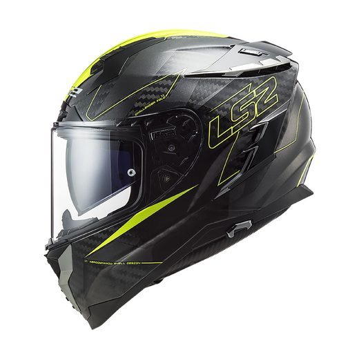INTEGRÁLNÍ HELMA LS2 FF327 CHALLENGER CT2 FOLD GLOSS H-V YELLOW