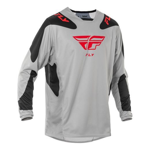 DRES KNETIC SYM, FLY RACING - USA 2025 (ŠEDÁ/ČERVENÁ/ČERNÁ)