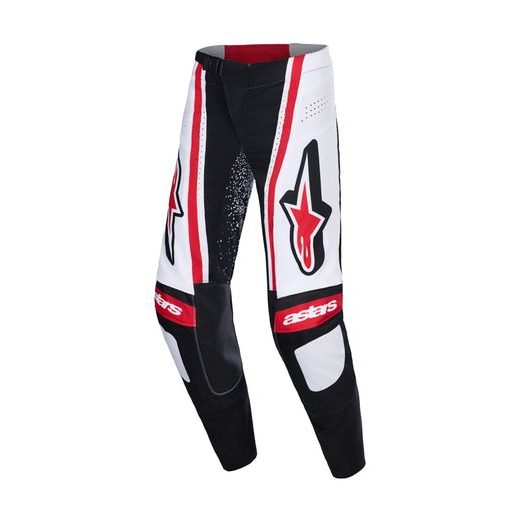 KALHOTY TECHSTAR NOMUR, ALPINESTARS (ČERNÁ/BÍLÁ/ČERVENÁ) 2026