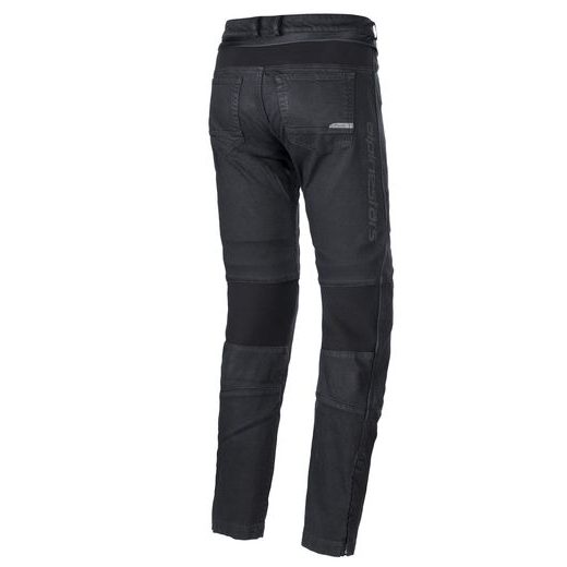 KALHOTY, JEANSY COMPASS PRO RIDING, ALPINESTARS (ČERNÁ)