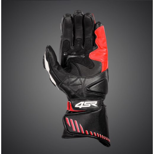 4SR PÁNSKÉ KOŽENÉ RUKAVICE SPORT CUP III REFLEX RED 