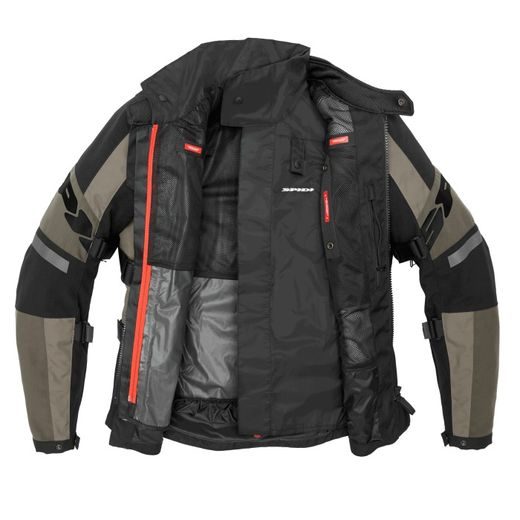 BUNDA 4SEASON EVO, SPIDI (ČERNÁ/VOJENSKÁ ZELENÁ)