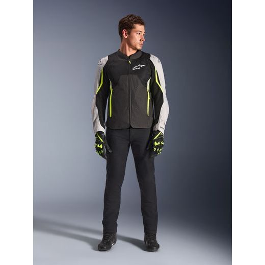 BUNDA AST V3 AIR, ALPINESTARS (BÍLÁ/ŽLUTÁ FLUO/ČERNÁ) 2026