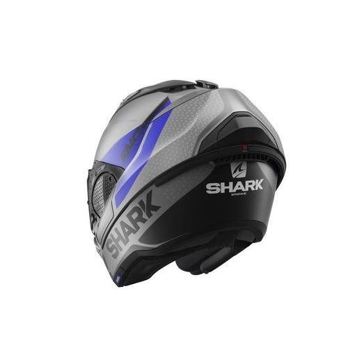 SHARK PŘEKLOPNÁ PŘILBA EVO GT ENCKE MATNÁ/MODRÁ/ŠEDÁ