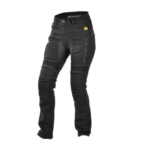 TRILOBITE DÁMSKÉ KALHOTY 661 PARADO SLIM FIT ČERNÉ PRODLOUŽENÉ