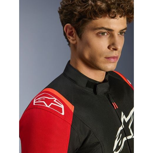 BUNDA T-SPS 2 WATERPROOF, ALPINESTARS (ČERVENÁ/ČERNÁ/BÍLÁ) 2026