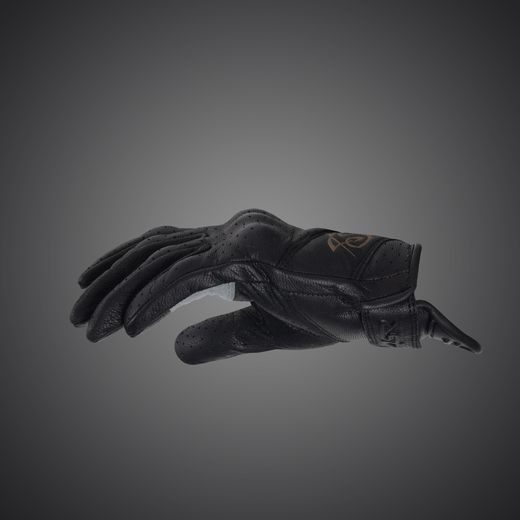 RUKAVICE 4SR KOŽENÉ MONSTER LADY BLACK (ČERNÉ)