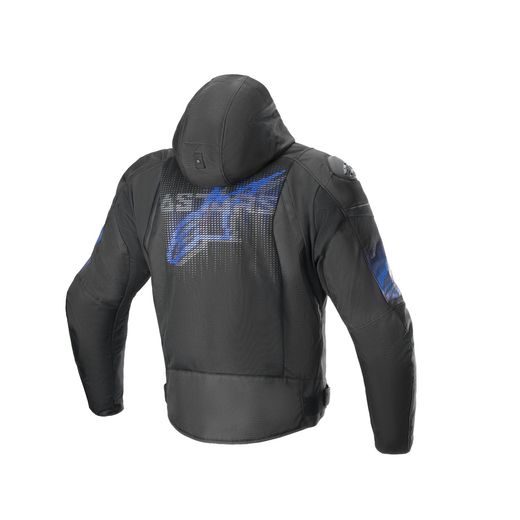 BUNDA ZACA AIR VENOM WATERPROOF, ALPINESTARS (ČERNÁ/MODRÁ FLUO) 2024