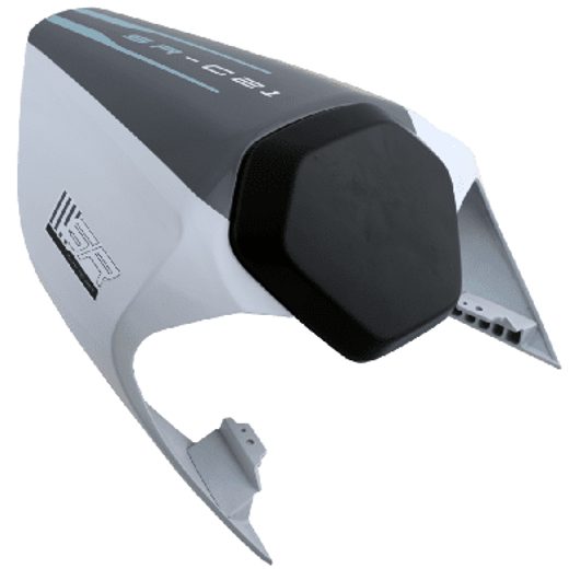 450SR KRYT SEDLA SPOLUJEZDCE (BÍLÁ + ČERNÁ)