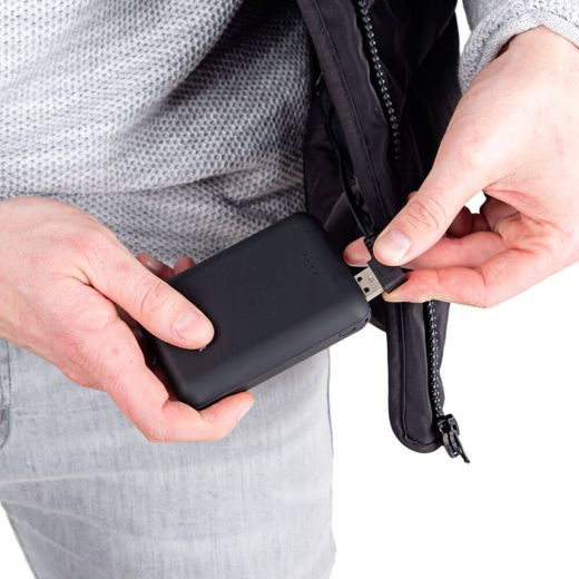 PÁNSKÁ VYHŘÍVANÁ VESTA W-TEC HEATSTEM - ČERNÁ