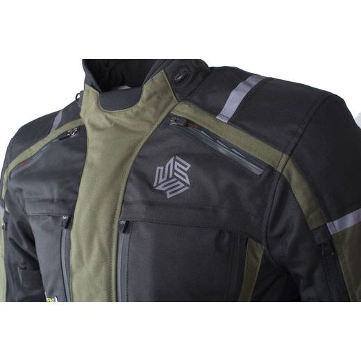 MBW PÁNSKÁ TEXTILNÍ MOTO BUNDA MEMPHIS GREEN 