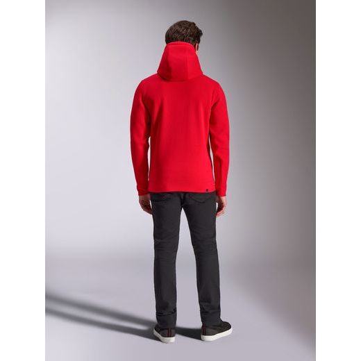 MIKINA RIDE HOODIE 3, ALPINESTARS (ČERVENÁ/ŽLUTÁ FLUO/ČERNÁ)