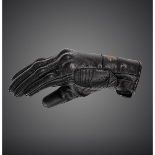 RUKAVICE 4SR KOŽENÉ MONSTER EVO (ČERNÉ)