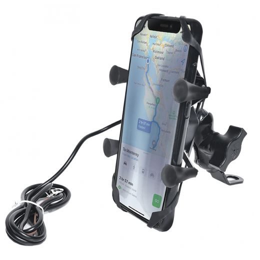 DRŽÁK NA MOBILLNÍ TELEFON SPARK MTH7 S USB NABÍJEČKOU