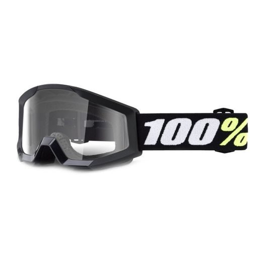 DĚTSKÉ MOTOKROSOVÉ BRÝLE 100% STRATA MINI GRON BLACK