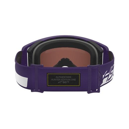 BRÝLE SUPERTECH VISION HUNTA96 XXV, ALPINESTARS (FIALOVÁ/BÍLÁ, ZRCADLOVÉ STŘÍBRNÉ PLEXI) 2026