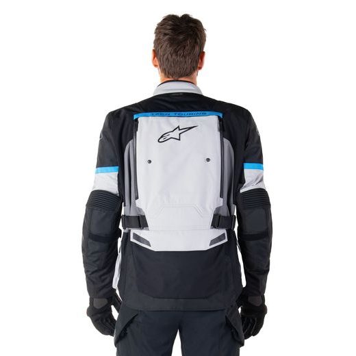 BUNDA BOGOTA PRO DRYSTAR, ALPINESTARS (ŠEDÁ/ČERNÁ/MODRÁ) 2025