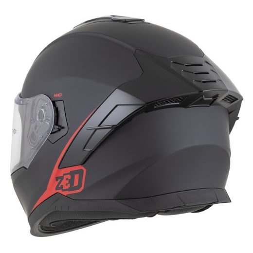 PŘILBA K40, ZED (ČERNÁ MATNÁ/ČERVENÁ) 2026