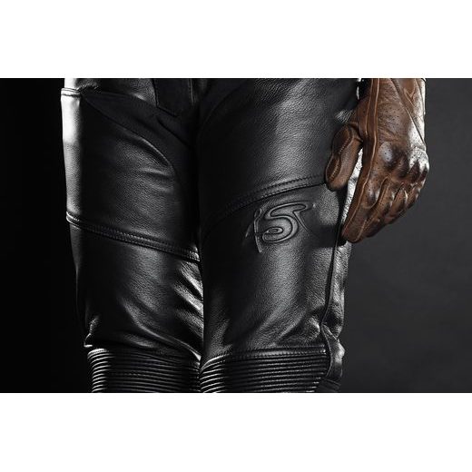 4SR DÁMSKÉ KOŽENÉ KALHOTY ROADSTER LADY (ČERNÉ)