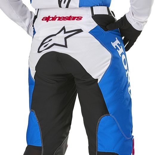 ALPINESTARS KALHOTY RACER ICONIC HONDA KOLEKCE (BÍLÁ/MODRÁ/ČERVENÁ/ČERNÁ) 2024