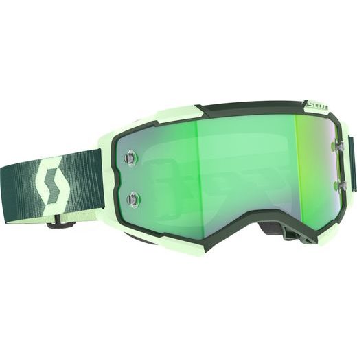 SCOTT MOTOKROSOVÉ BRÝLE GOGGLE FURY TMAVĚ ZELENÁ MINTOVĚ ZELENÁ