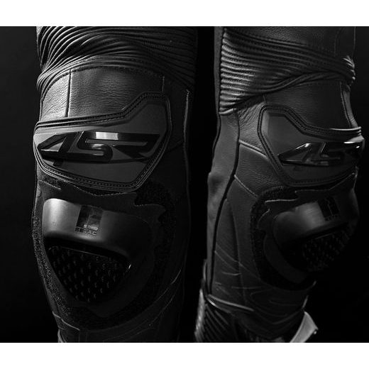 4SR PÁNSKÉ KOŽENÉ MOTO KALHOTY TR 3 BLACK