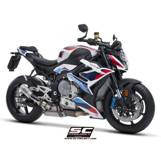 SC-PROJECT TITANOVÝ VÝFUK CR-T S MŘÍŽKOU PROTI KAMENŮM BMW M 1000 RR (23-24) E5