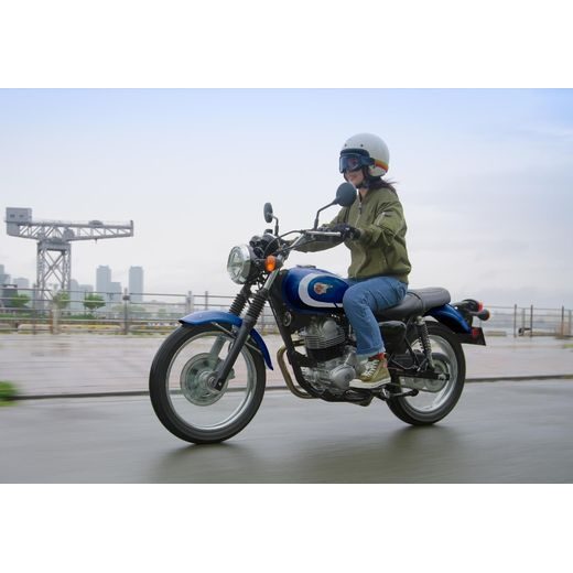 KAWASAKI W230 MY25 METALLIC OCEAN BLUE / EBONY
