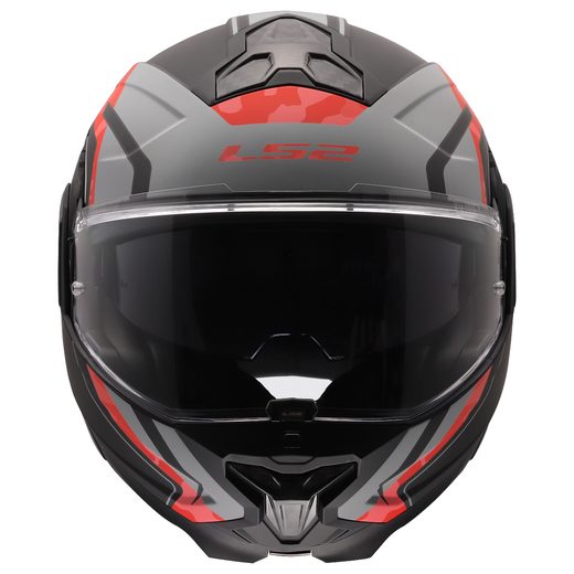 LS2 FF910 ADVANT II GLIDE BLACK GREY RED