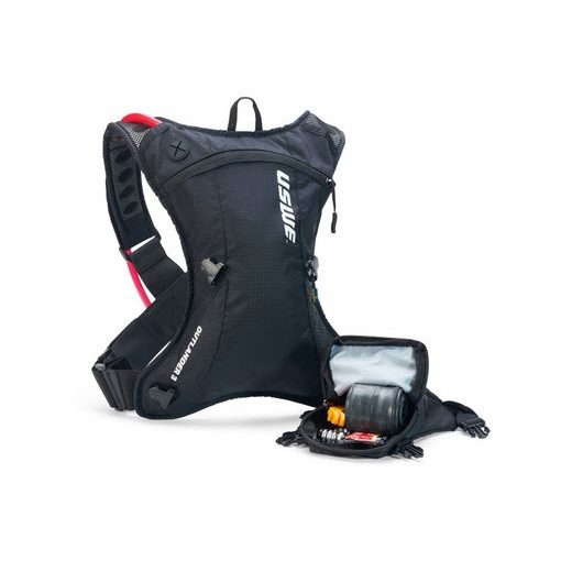 BATOH ENDURO OUTLANDER 3 JUNIOR, USWE - ŠVÉDSKO DĚTSKÝ (ČERNÁ, OBJEM 3 L, HYDROBAG 1,5 L)