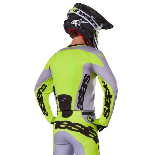 DRES RACER VEIL, ALPINESTARS (ŠEDÁ/ŽLUTÁ FLUO) 2025