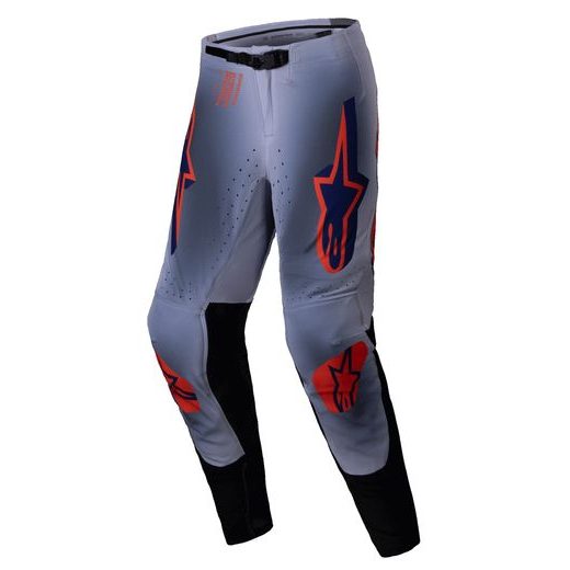 KALHOTY SUPERTECH LIPAN, ALPINESTARS (ŠEDÁ/ORANŽOVÁ FLUO) 2025