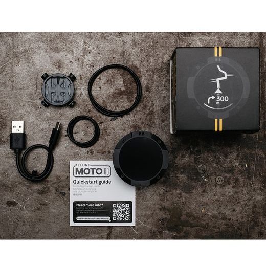 BEELINE MOTO II NAVIGACE NA MOTOCYKL, METAL SILVER