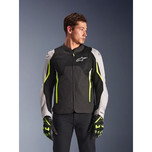 BUNDA AST V3 AIR, ALPINESTARS (BÍLÁ/ŽLUTÁ FLUO/ČERNÁ) 2026