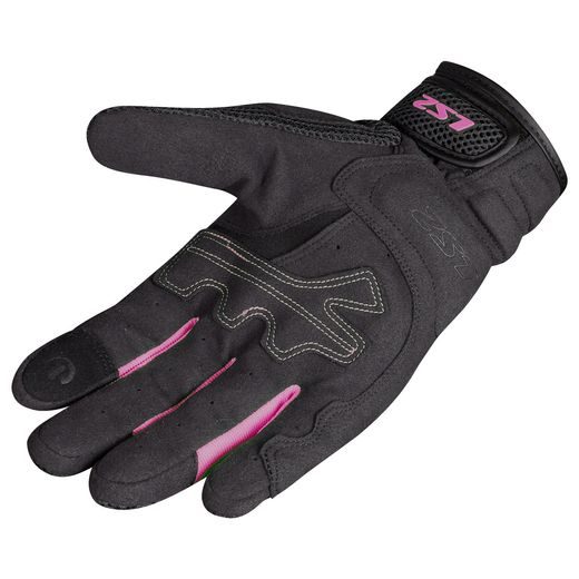 LS2 DÁMSKÉ TEXTILNÍ MOTO RUKAVICE KUBRA LADY GLOVES BLACK PURPLE