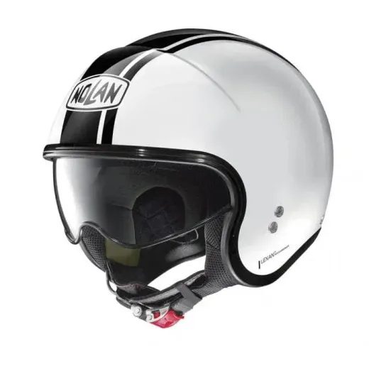 NOLAN OTEVŘENÁ MOTO HELMA NOLAN N21 VISOR FLYBRIDGE METAL WHITE 67