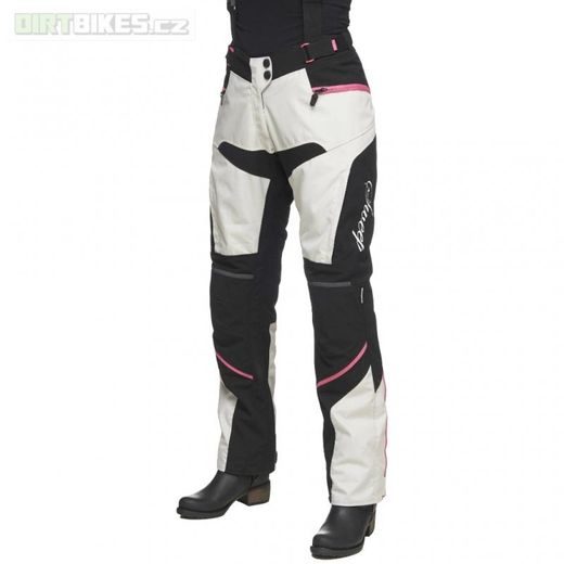 KALHOTY MBW CHARISMA - DÁMSKÉ TEXTILNÍ ČERNO-BÍLO-RŮŽOVÉ