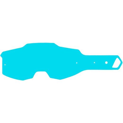 STRHÁVACÍ SLÍDY PLEXI PRO BRÝLE 100% ŘADY ARMEGA, Q-TECH (50 VRSTEV V BALENÍ, ČIRÉ)